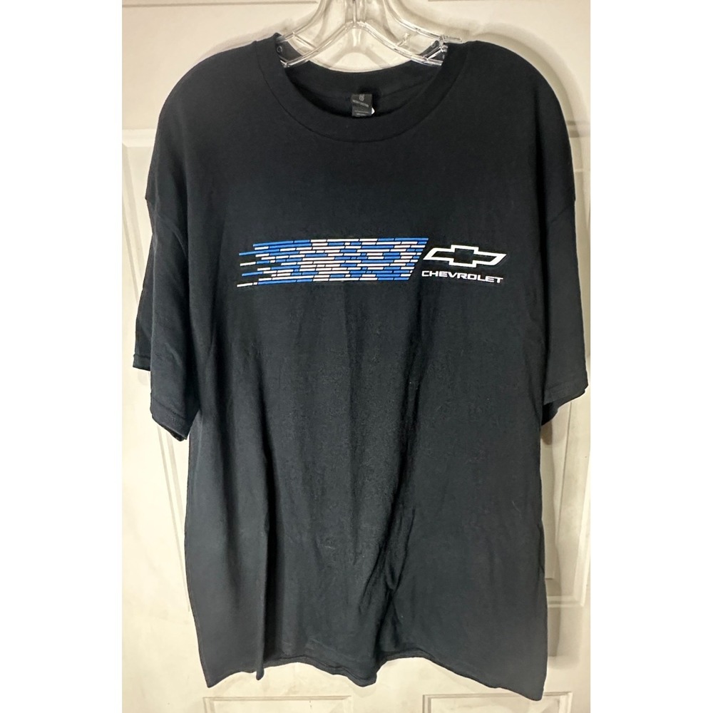 Men's Gildan Chevrolet‎ Size XL Black T-Shirt